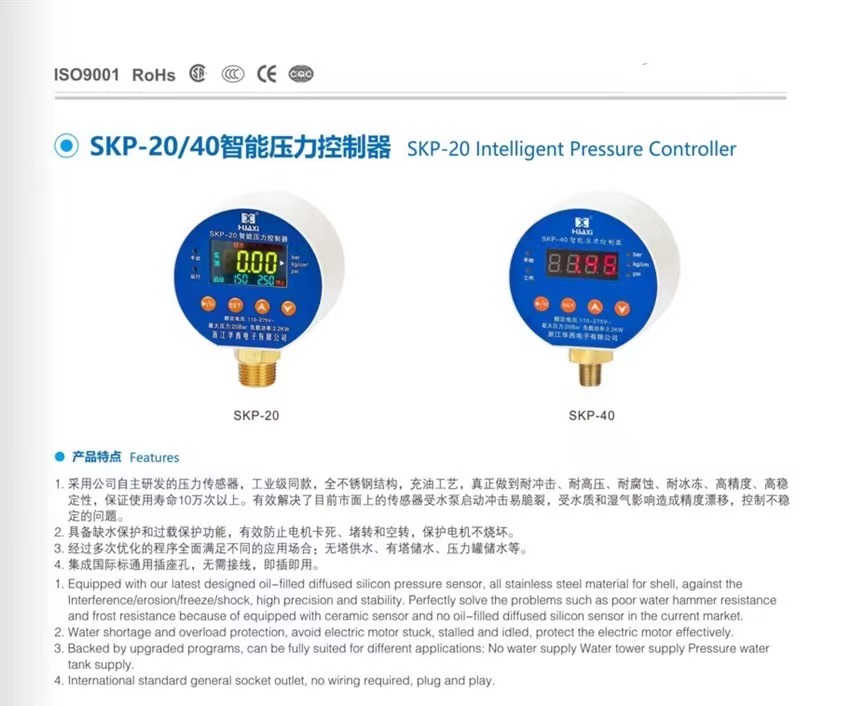 昭通SKP系列 智能压力控制器